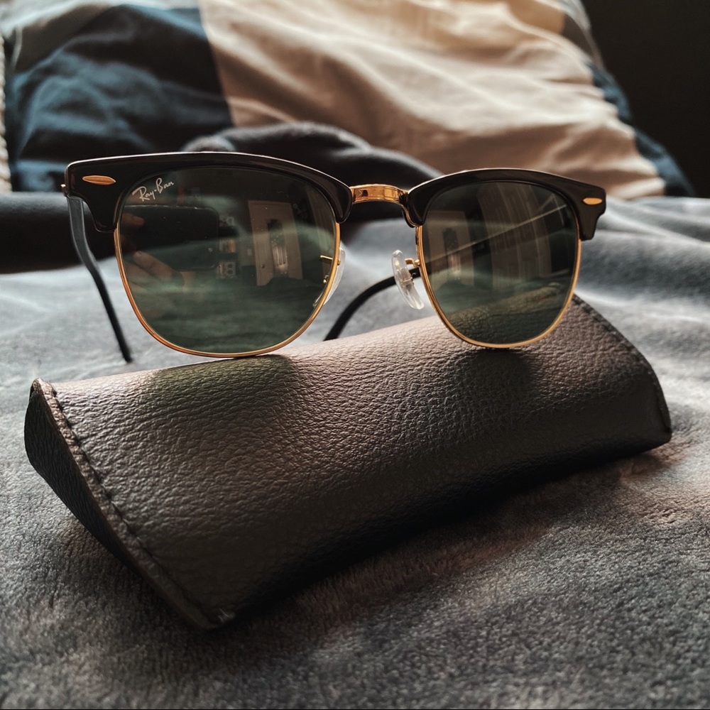 Ray-Ban Clubmaster Classic in Black/Green